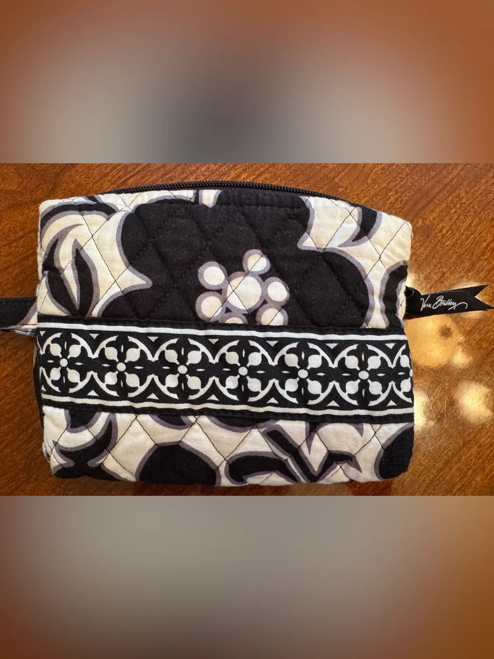 Vera Bradley Cosmetic Bag in Pattern Night & Day (Retired Pattern)